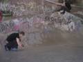 Andy Garrett, wall tap. Reel Life streetboard competition, London