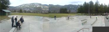 Castlegar skatepark - a fantastic public amenity for a town with a population of around 7000 people