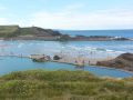 Bude harbour and beach