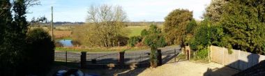 view across the road into the Avon Valley nature reserve